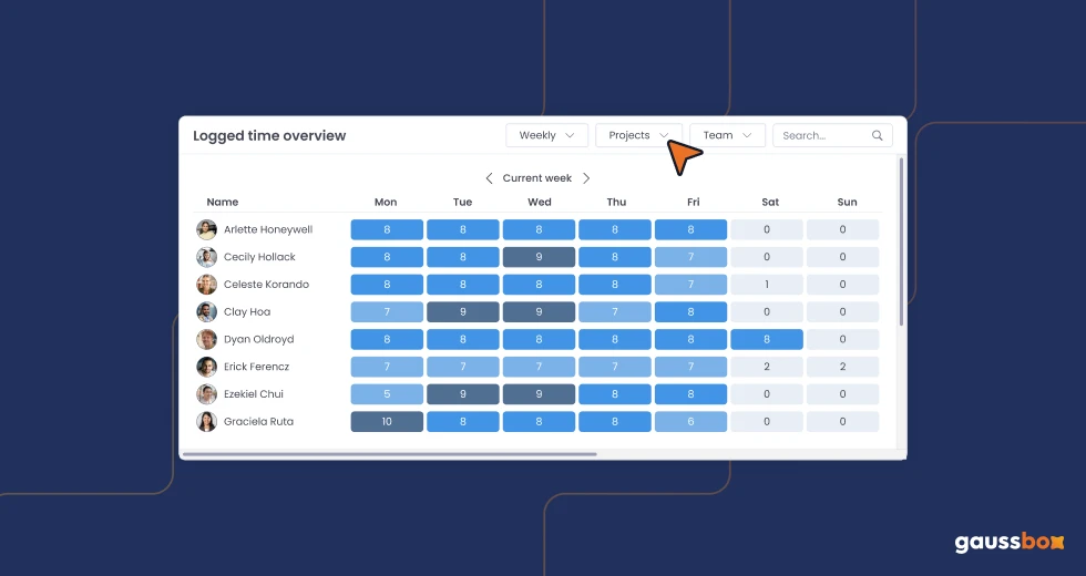 gaussbox-update-feature-project-based-time-tracking-widget